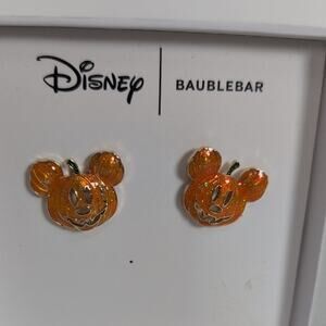 BaubleBar x Disney Mickey Mouse Pumpkin Earrings
